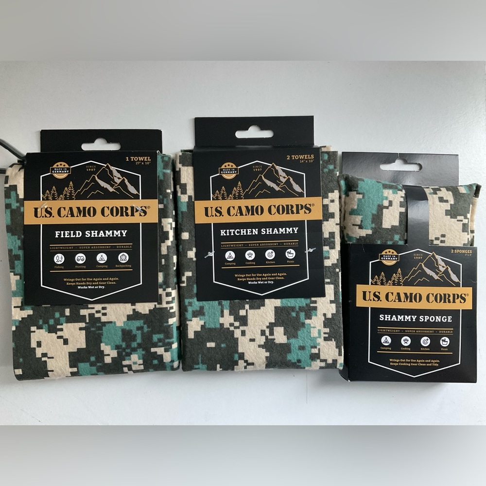 US Camo Corps Shammy Bundle for the field
